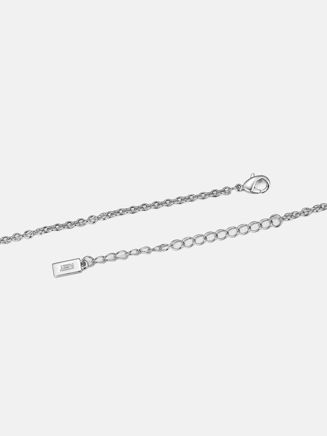 Moissanite Open Heart Adjustable Necklace