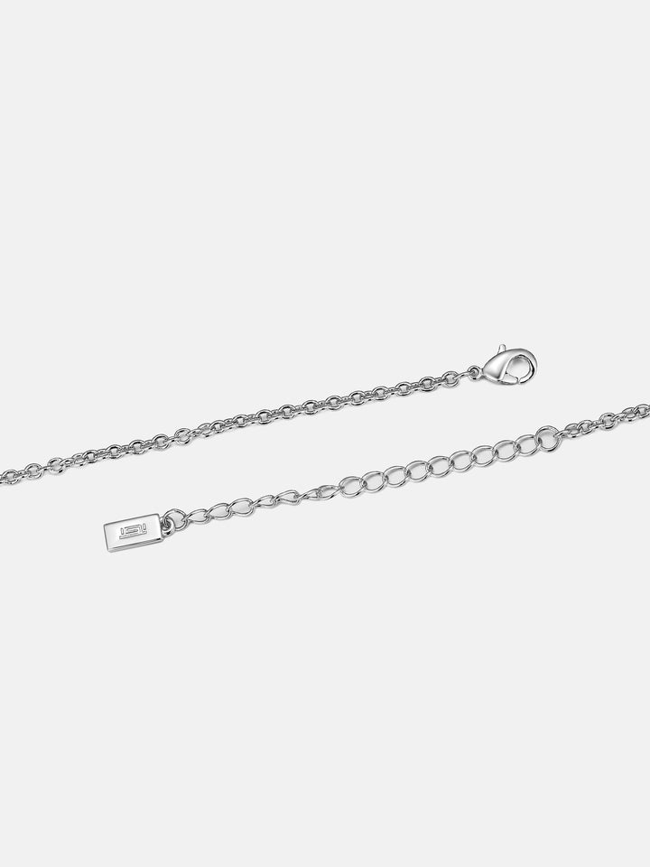 Moissanite Open Heart Adjustable Necklace