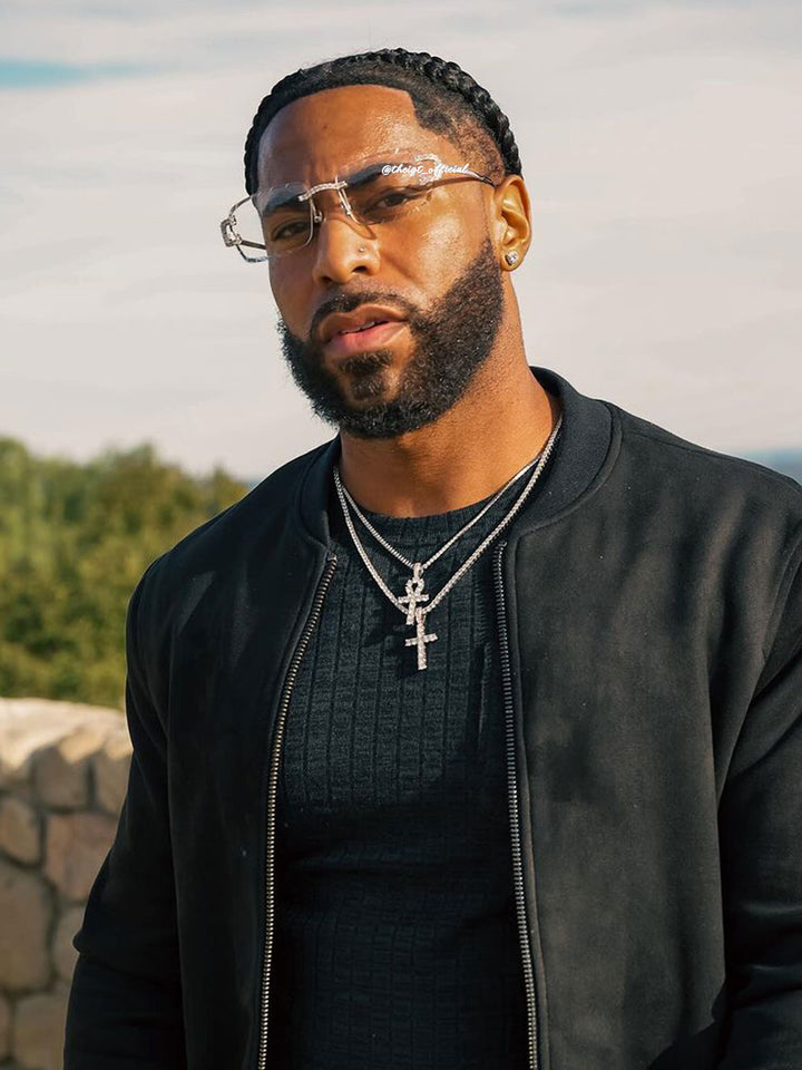 Moissanite Classic C Sunglasses In White Gold