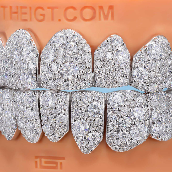 Mosaic/Snow Set W Opal Cross Grillz