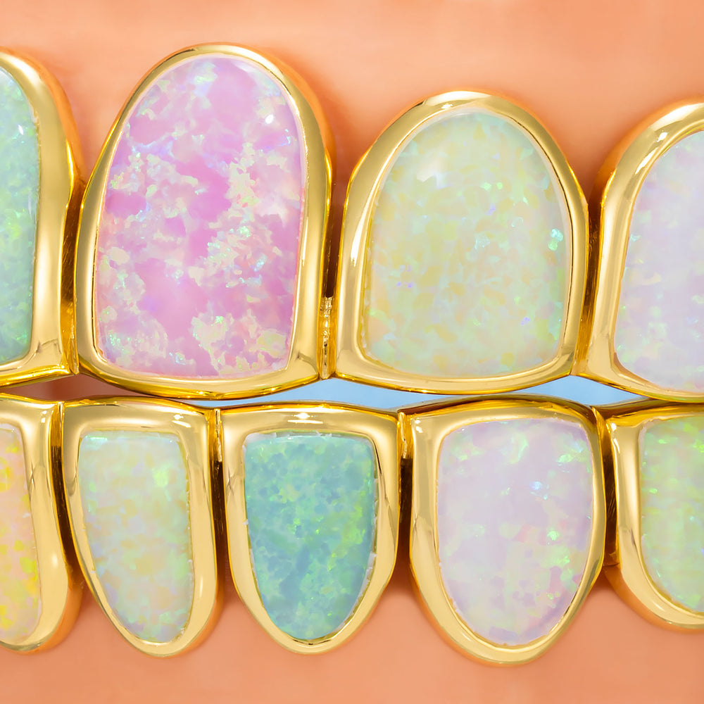 Multi-Colored Opal Grillz