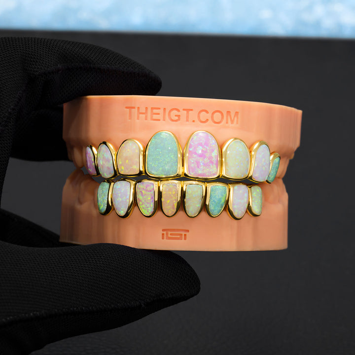 Multi-Colored Opal Grillz