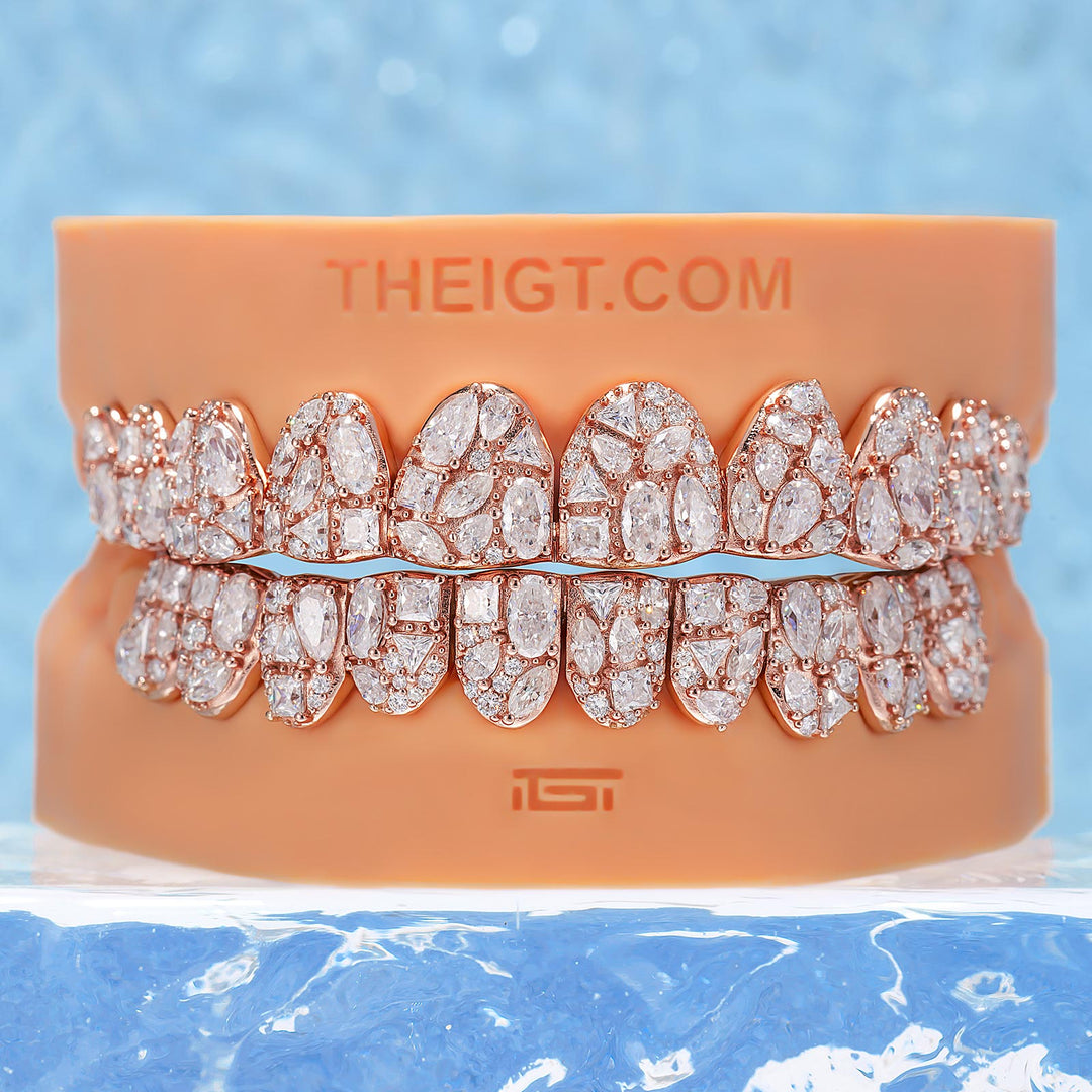 Multi Shape Cluster Iced Out Grillz - ICEGIANT