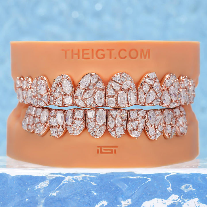 Multi Shape Cluster Iced Out Grillz - ICEGIANT