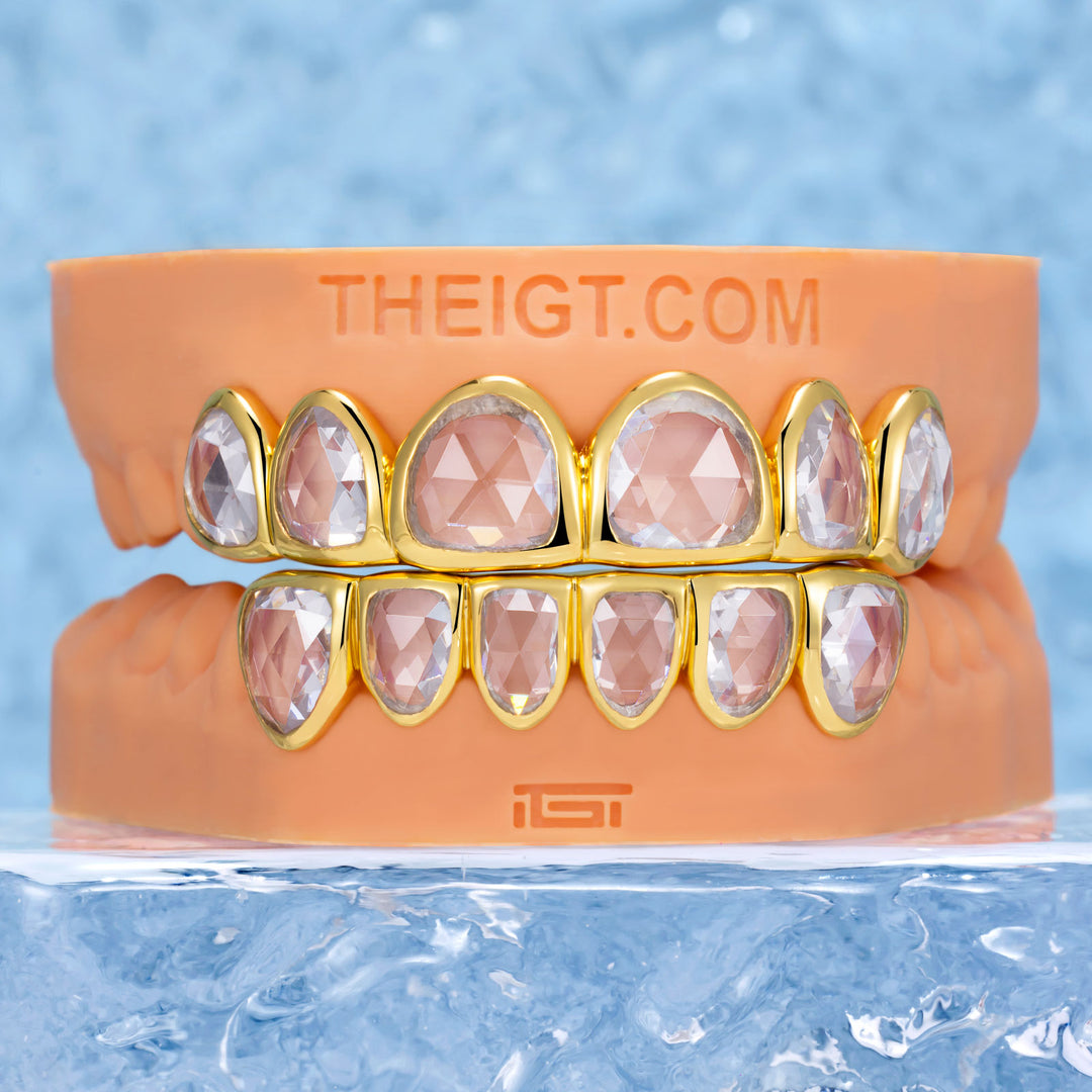 Multicolored Rose Cuts Gemstone Grillz