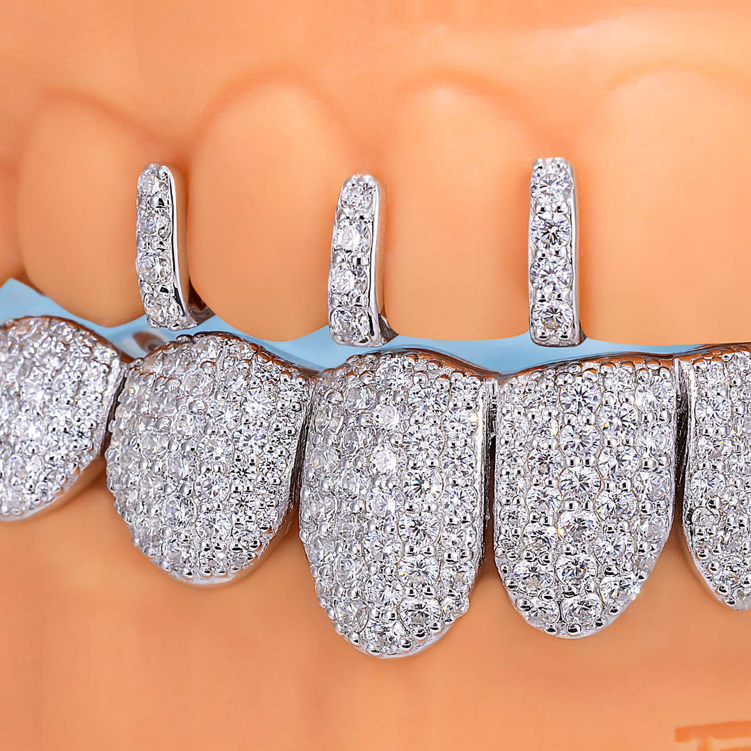NY Kitty Moissanite Bar Grillz