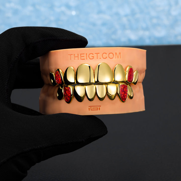 Opal Fangs Grillz