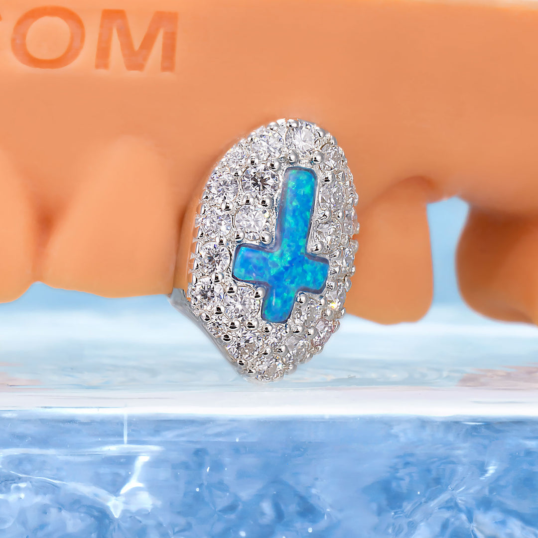 Opal Inverted Cross Caps