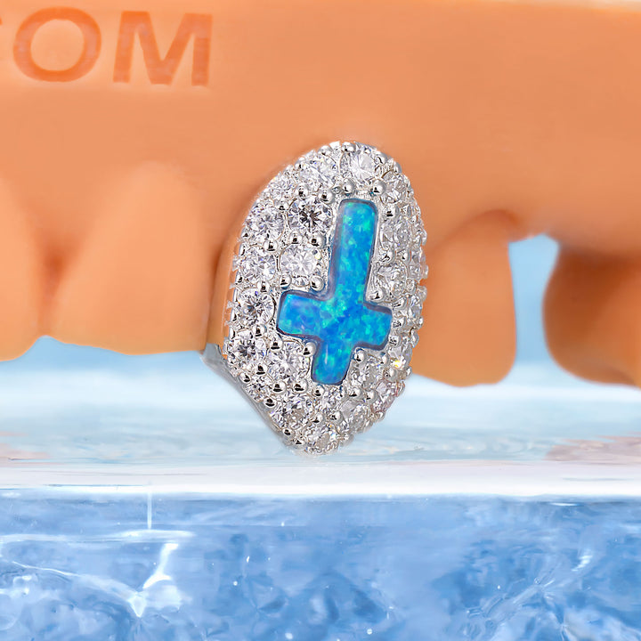 Opal Inverted Cross Caps