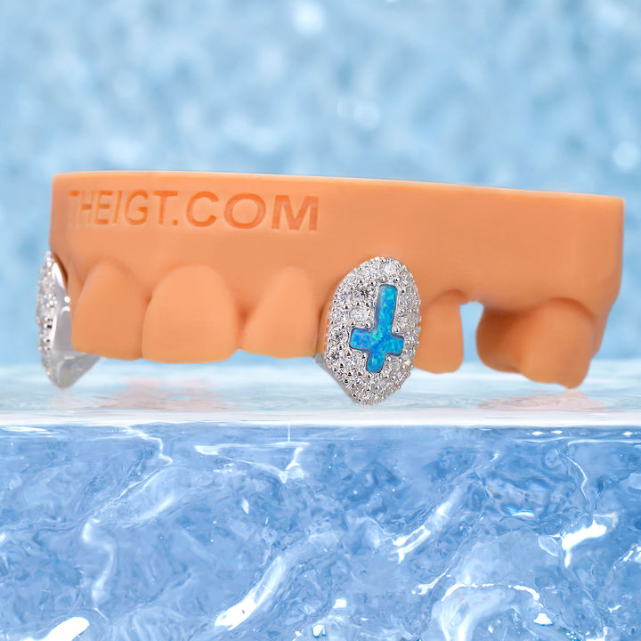 Opal Inverted Cross Caps