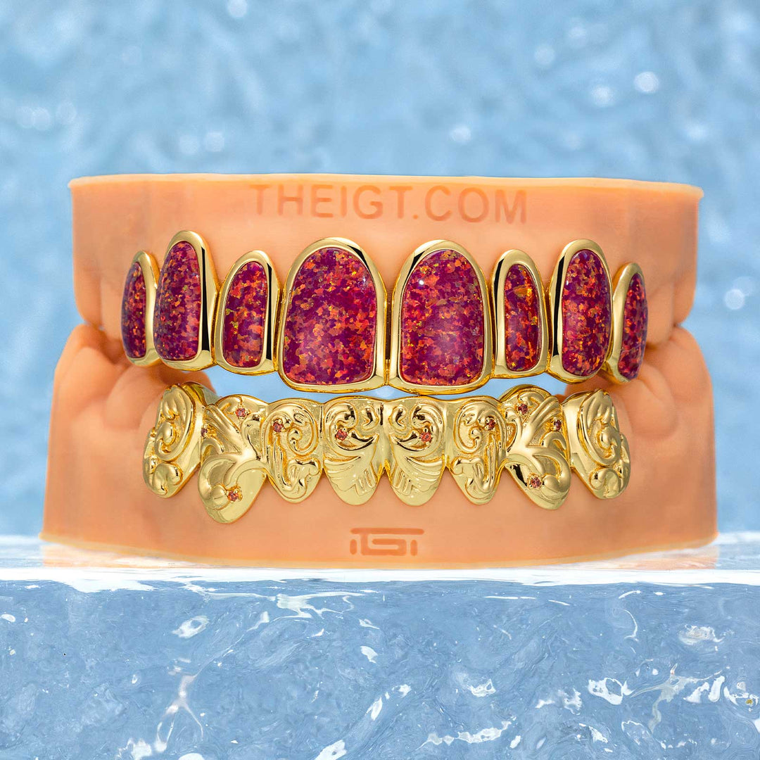 Opal & Stained Glass Style Grillz