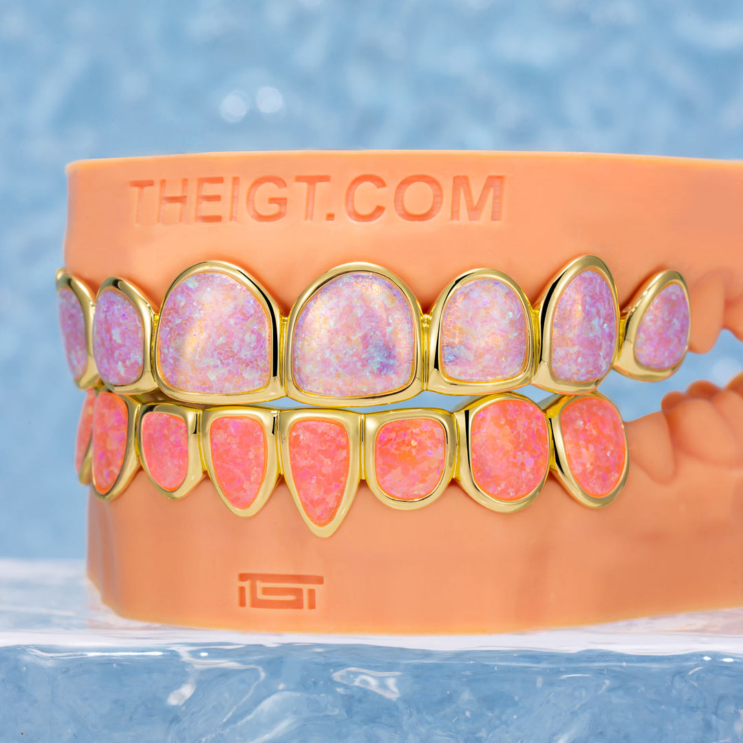 Opal & Stained Glass Style Grillz