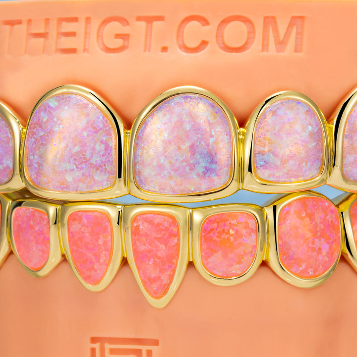 Opal & Stained Glass Style Grillz