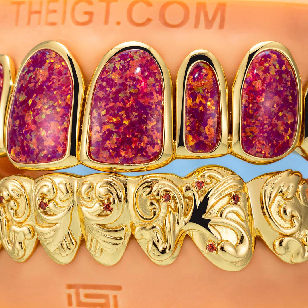 Opal & Stained Glass Style Grillz
