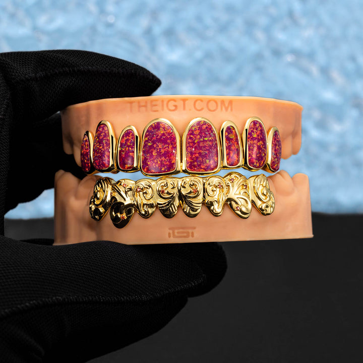 Opal & Stained Glass Style Grillz