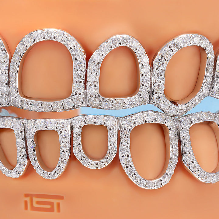Open Face Diamond Grillz