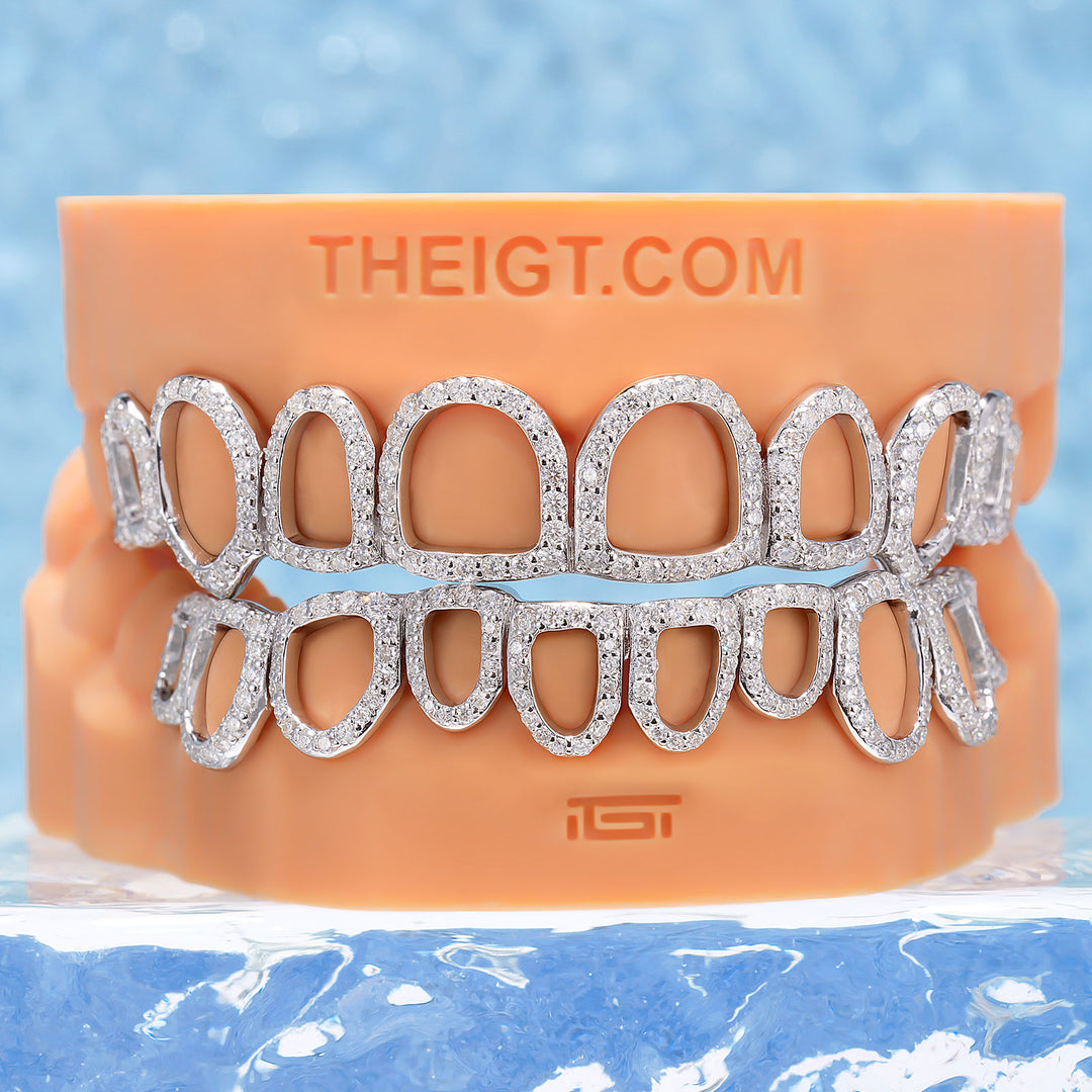 Open Face Diamond Grillz