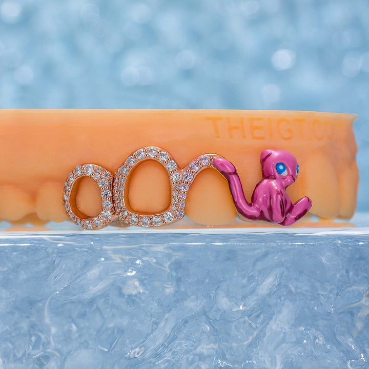 Open Face W Meow Grillz