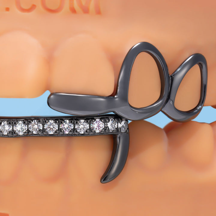 Open Face With Tip Grillz