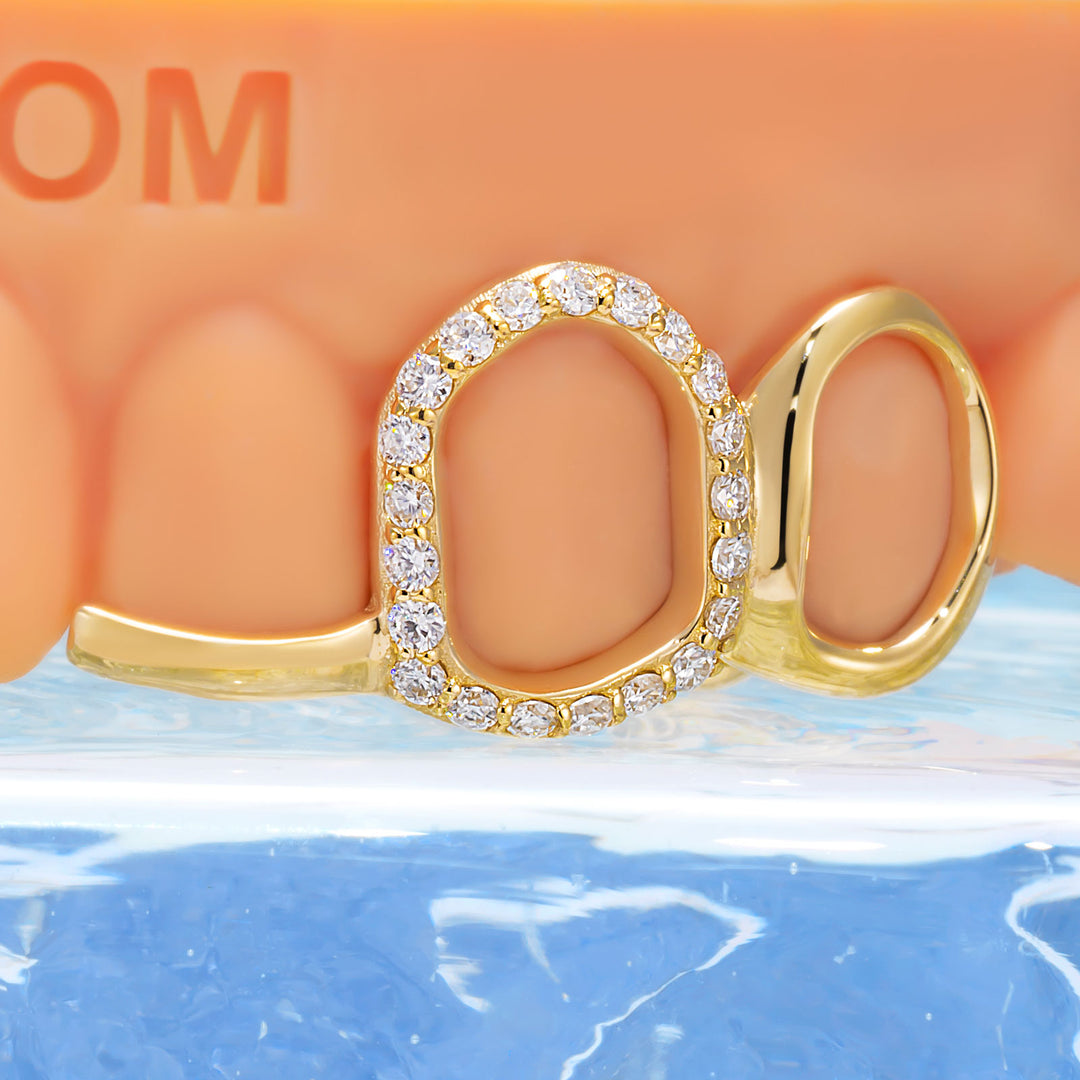 Open Face With Tip Grillz