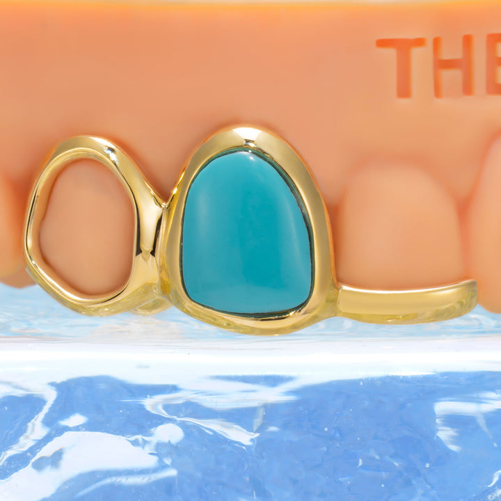 Open Face With Tip Grillz