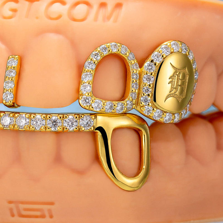 Open Face & Letter Stamp Bar Grillz