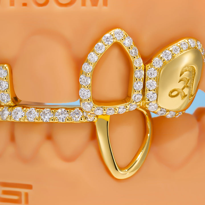 Open Face & Letter Stamp Bar Grillz