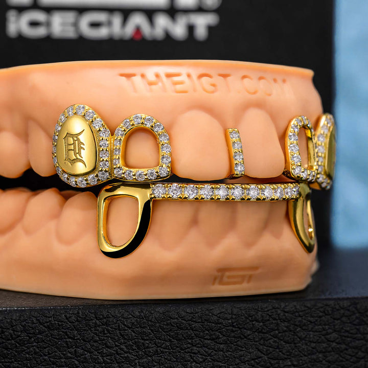Open Face & Letter Stamp Bar Grillz