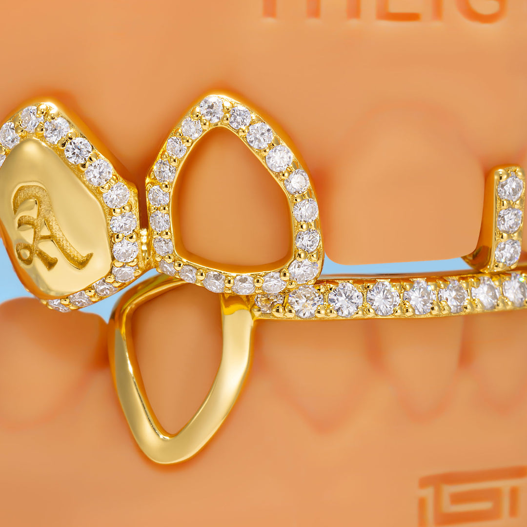 Open Face & Letter Stamp Bar Grillz