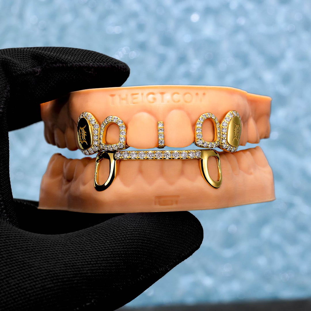 Open Face & Letter Stamp Bar Grillz