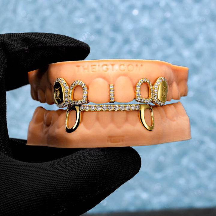 Open Face & Letter Stamp Bar Grillz