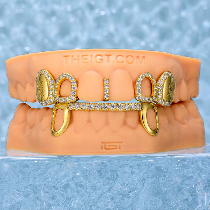Open Face & Letter Stamp Bar Grillz