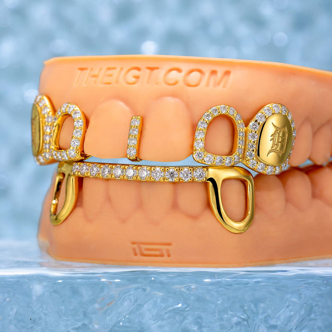 Open Face & Letter Stamp Bar Grillz