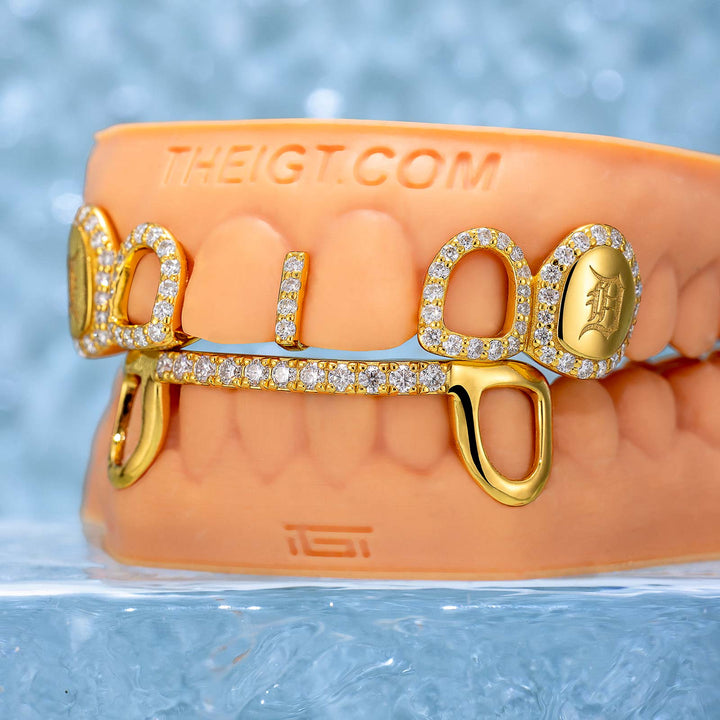 Open Face & Letter Stamp Bar Grillz