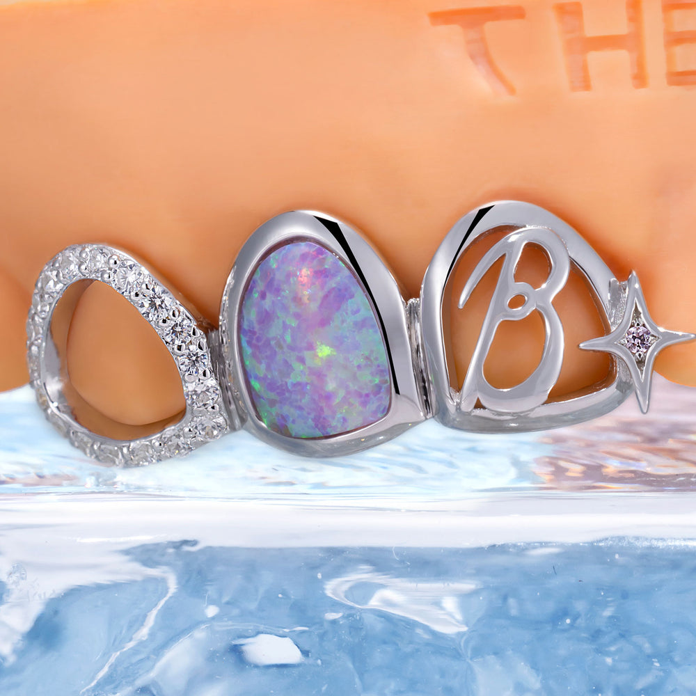 Open Heart With Star & Gems