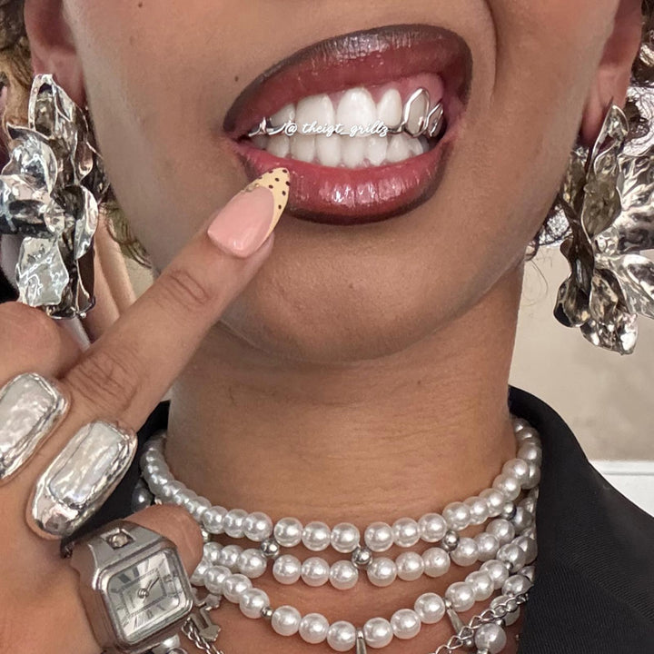 Open Face With Tip Grillz
