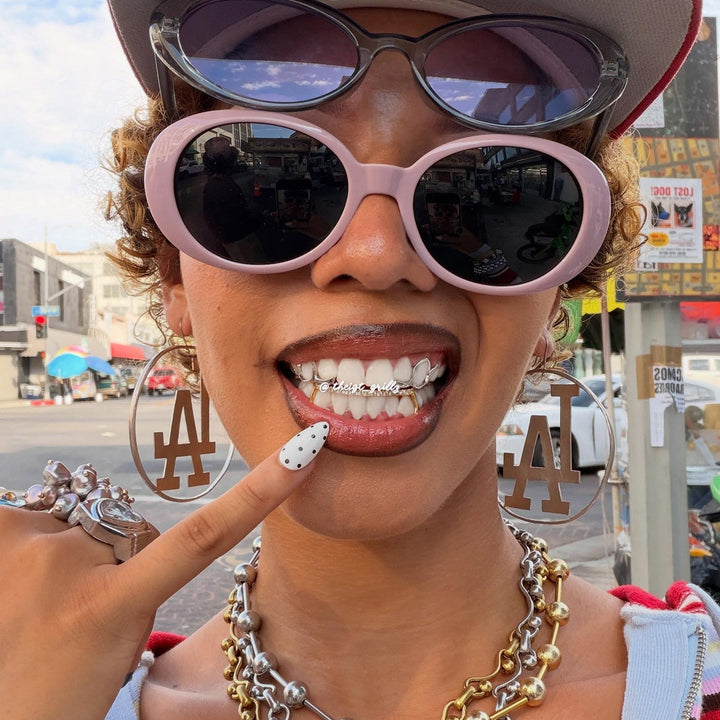 Open Face With Tip Grillz