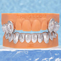 Oval Rhombus Bezel Iced Out Grillz - ICEGIANT