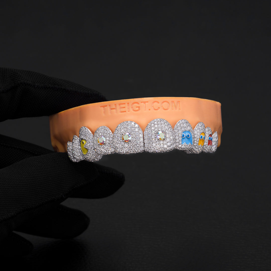Pac-Moissanite Chase Grillz