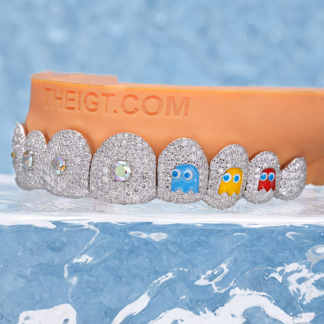 Pac-Moissanite Chase Grillz