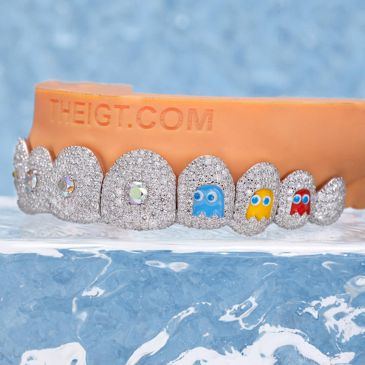 Pac-Moissanite Chase Grillz
