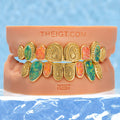 Paisley Fire Opal Filigree Grillz