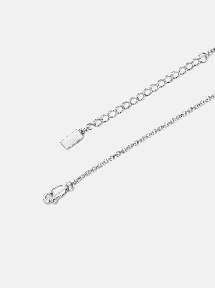 Pear Cut Moissanite Butterfly Necklace