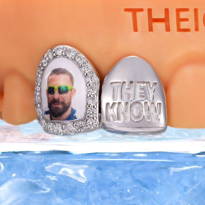 Personalized Cap Photo Grillz