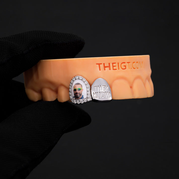 Personalized Cap Photo Grillz