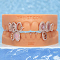 "Pink Bloom" Opal Grillz