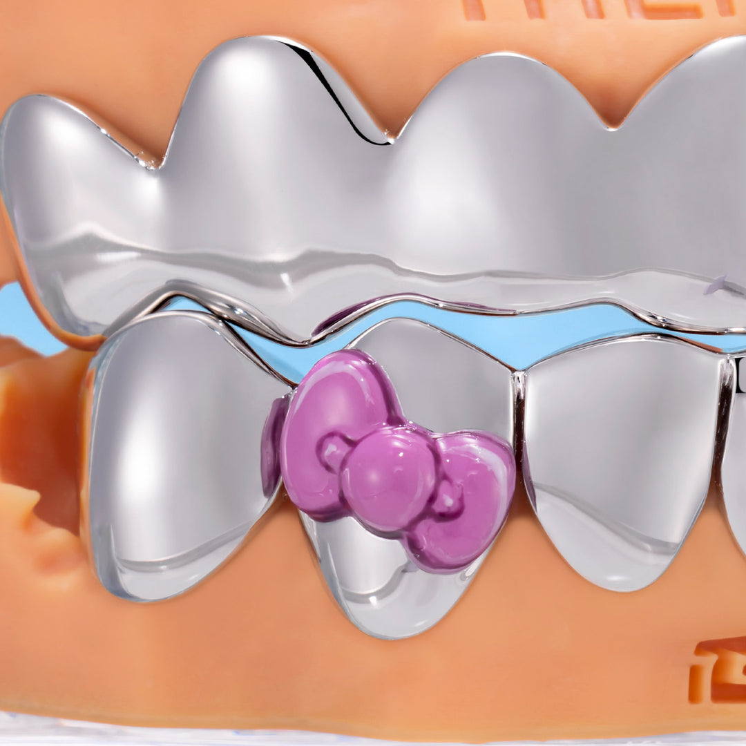 Pink Bow Grillz