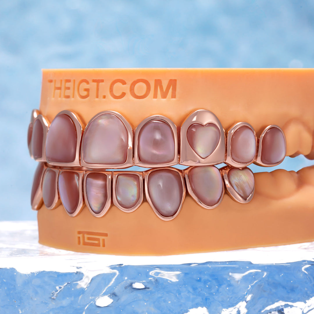Pink Shell Grillz