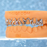 Pink Sapphires On Thorn Grillz
