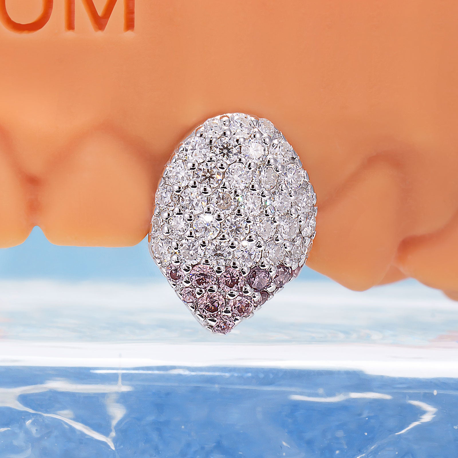 Pink Tip Fang Grillz